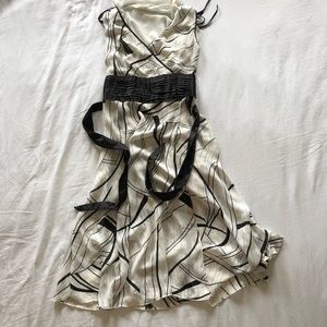 *SALE* v neck sheer wrap dress